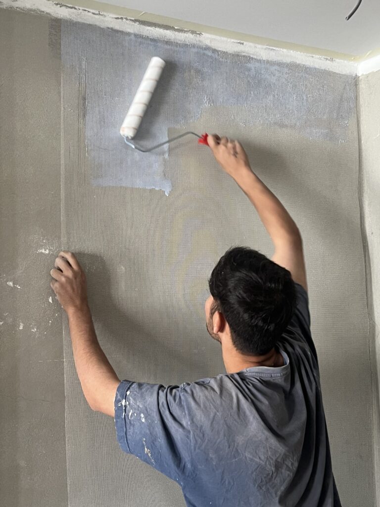 اجرای مش فایبرگلاس